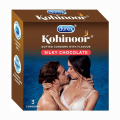 kohinoor condoms silky chocolate 3s 
